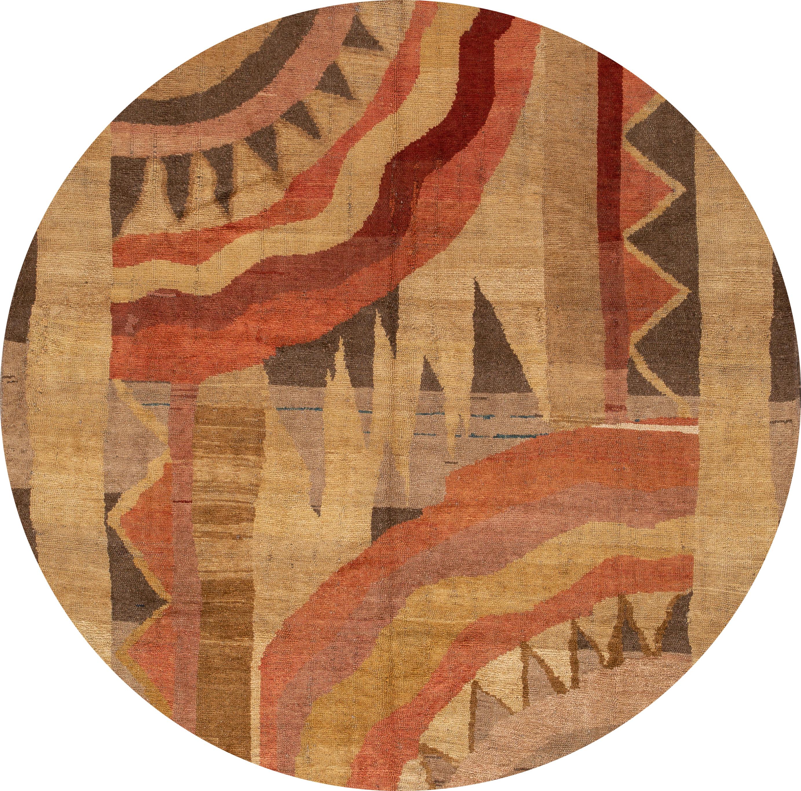 Vintage Art Deco Style Wool Rug at 1stDibs | vintage art deco rugs, art ...