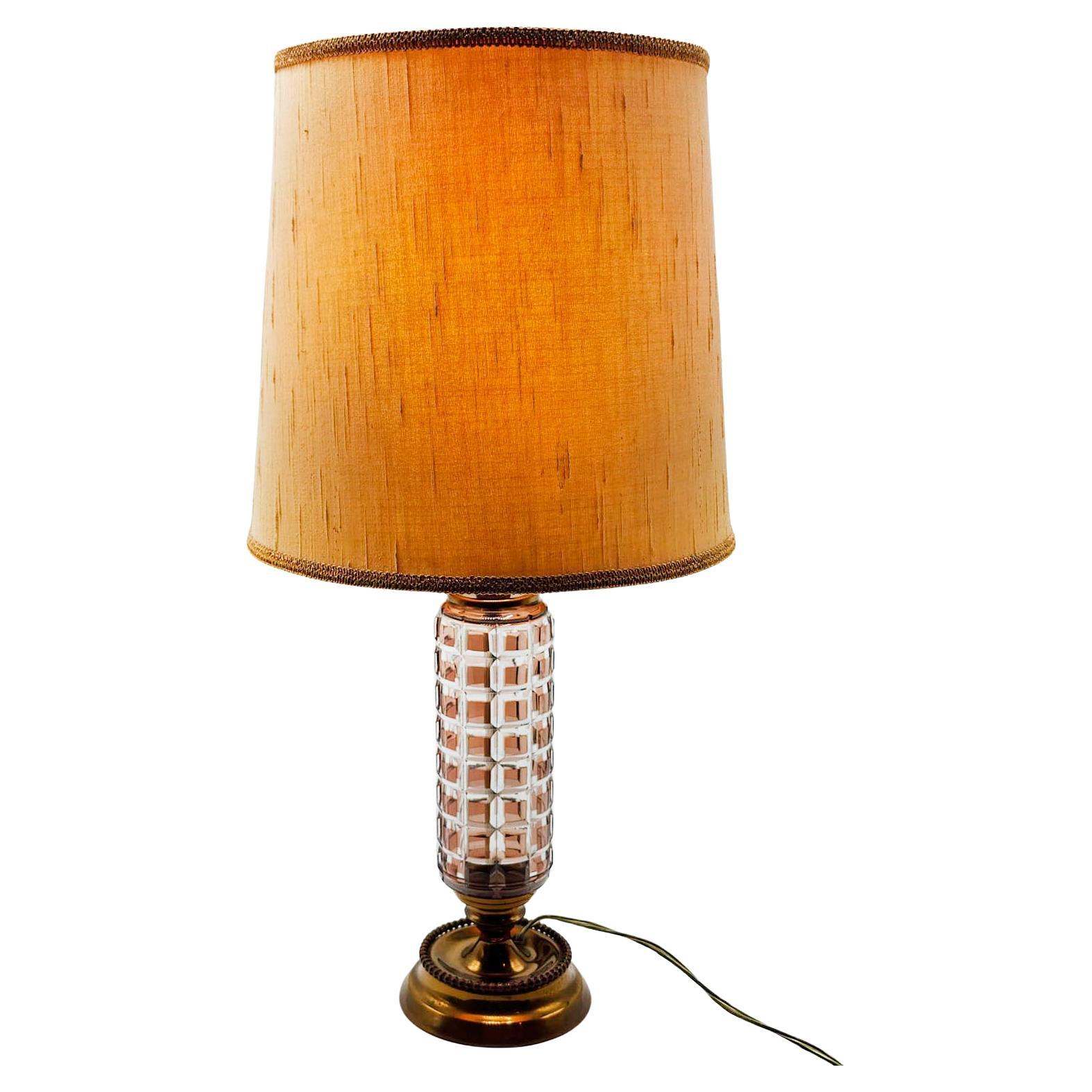 Vintage art deco table lamp from the 20th century For Sale