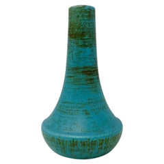 Vintage Art Deco Tiffany Blue Bottle Vase 'Brush McCoy'