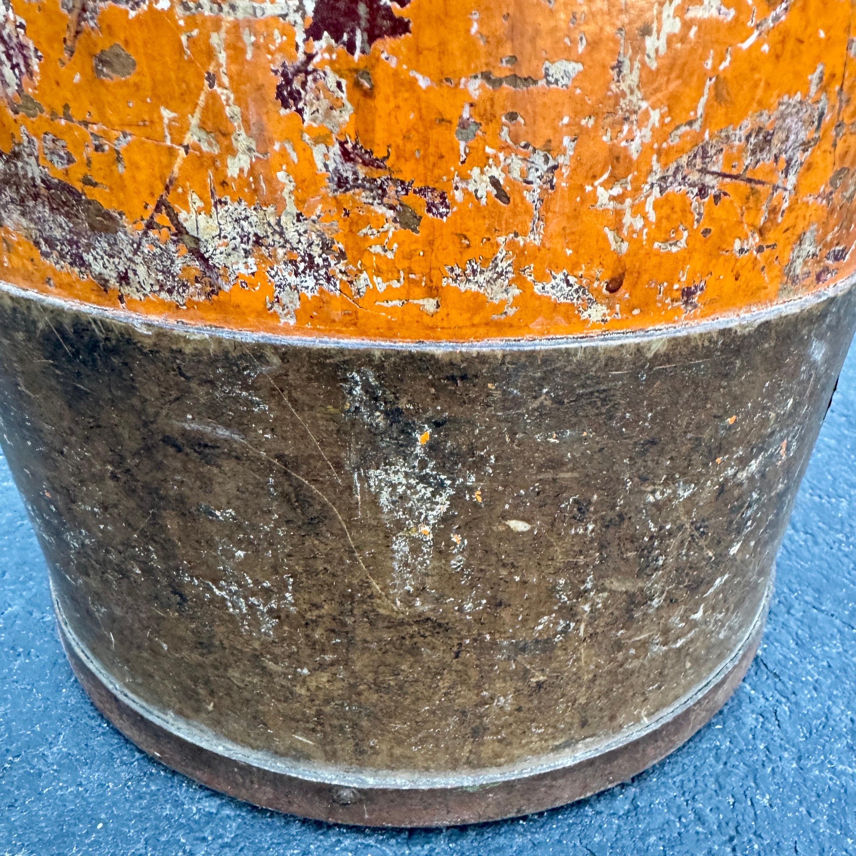 Vintage Art Deco Umbrella Cane Stand Barrel with Golfers For Sale 11