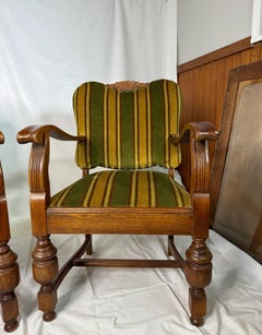 Poltroncine imbottite d'epoca in stile Art Déco - una coppia