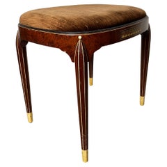 Vintage Art Deco Vanity Stool by Company of Master Craftsmen W. & J. Sloane