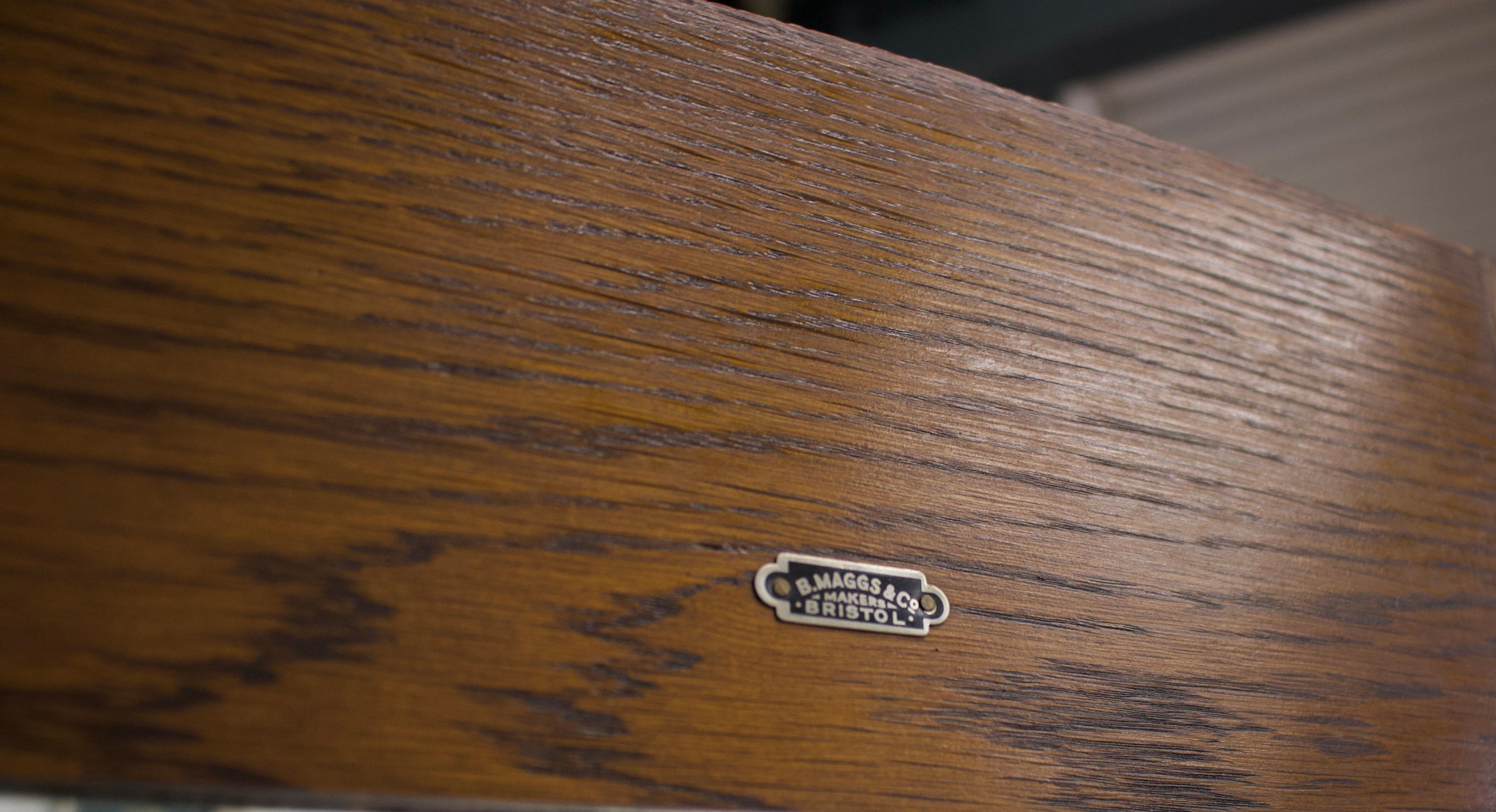 Vintage Art Deco Wardrobe in Oak in the manner of Heals, 1930s 4