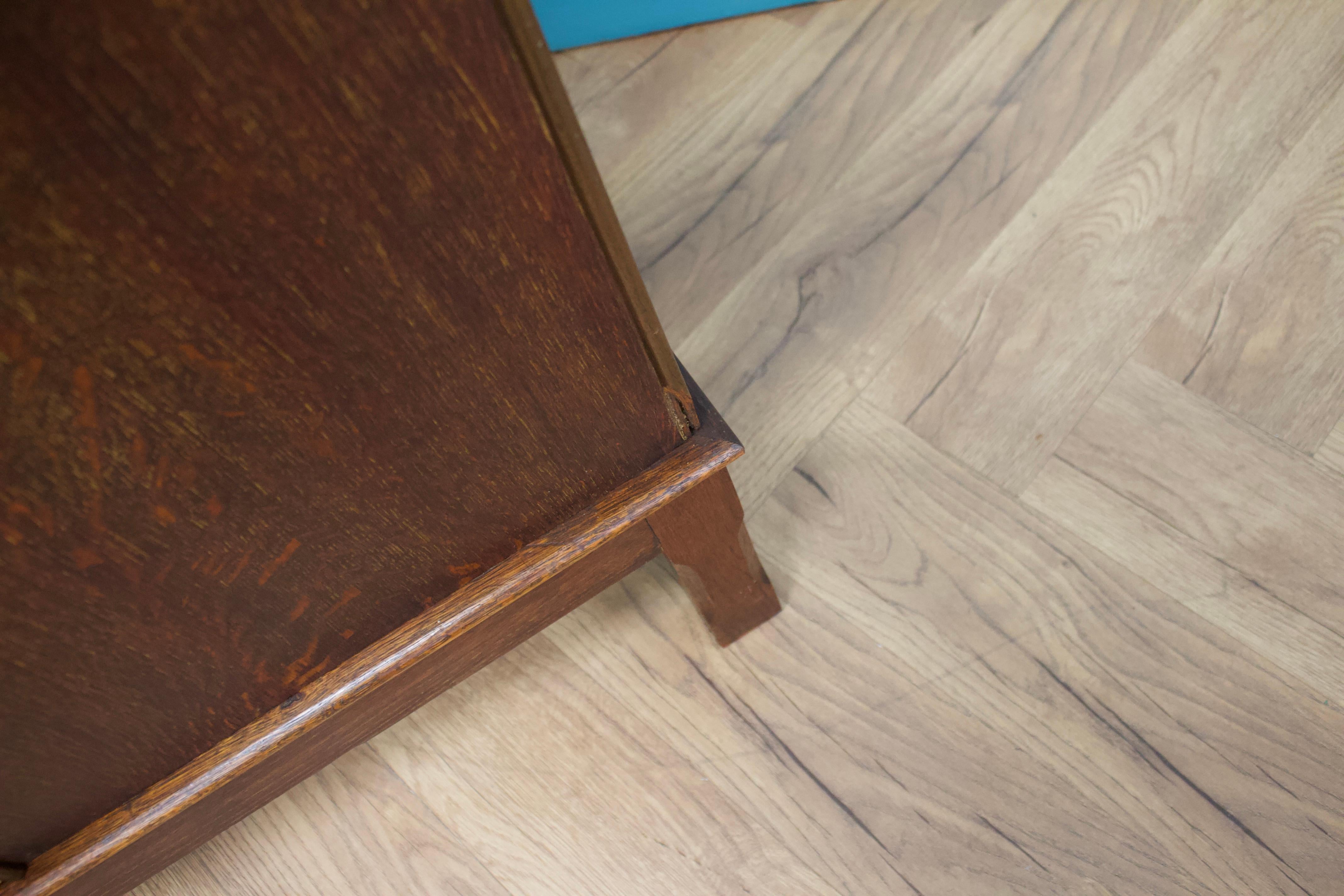 Vintage Art Deco Wardrobe in Oak in the manner of Heals, 1930s 5