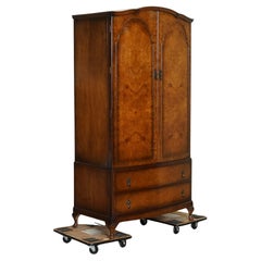 WARDANCE ART DECO FABRIQUÉE PAR MAPLE & CO LARGE DRAWERS QUEEN ANNE LEGS