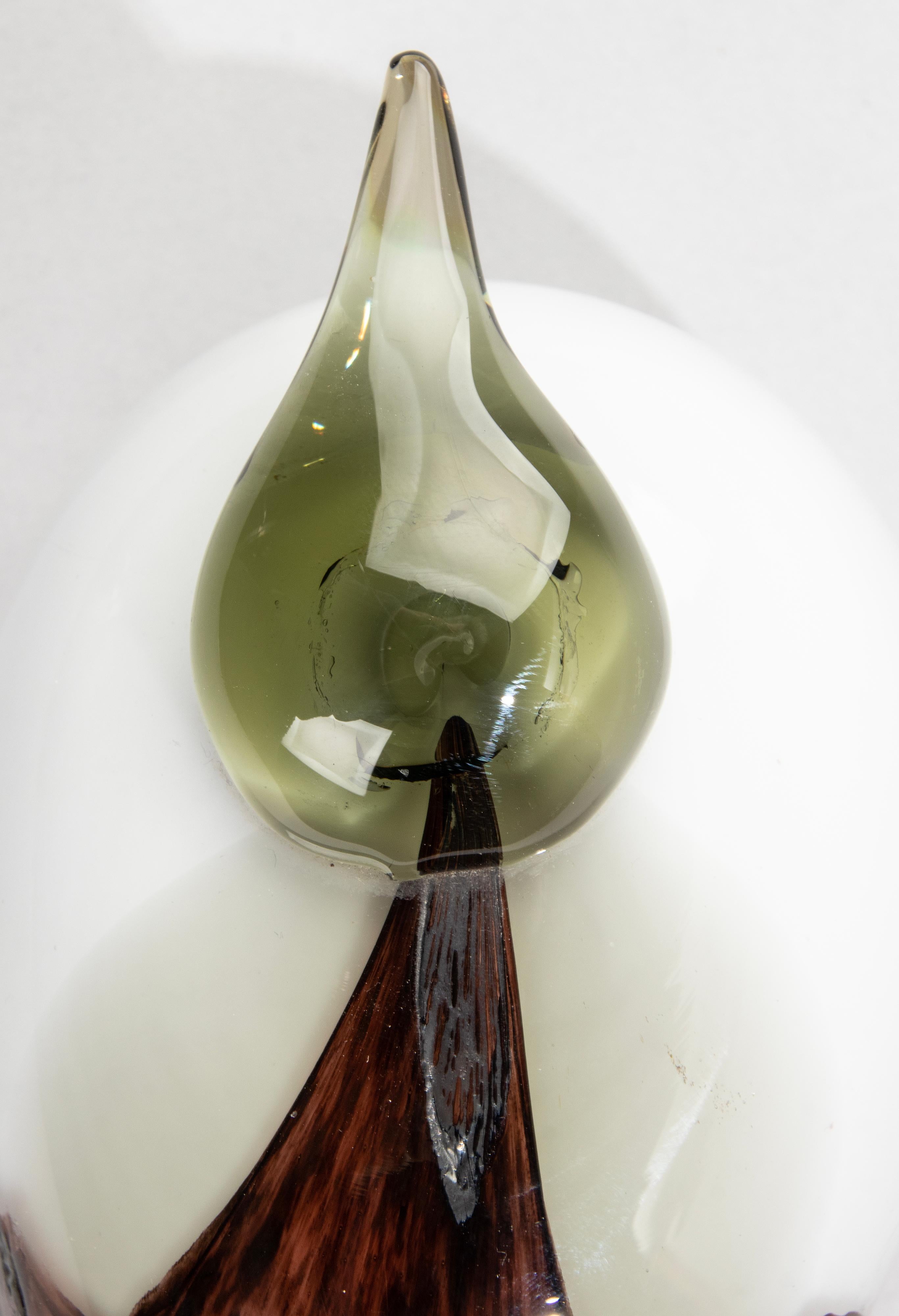 Modern Vintage Art Glass Bird by Oiva Toikka for Nuutajarvi For Sale