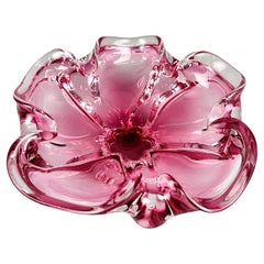 Vintage Art Glass Bowl by Josef Hospodka for Chribska Glassworks, 1960's