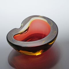 Vintage Murano Art Glass Bowl by Seguso, Italy, 1950s