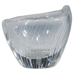 Vintage Art Glass Bowl by Tapio Wirkkala for Iittala 1950s