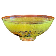Vintage Art Glass Bowl from the Satellite Series by Bertil Vallien / Kosta Boda