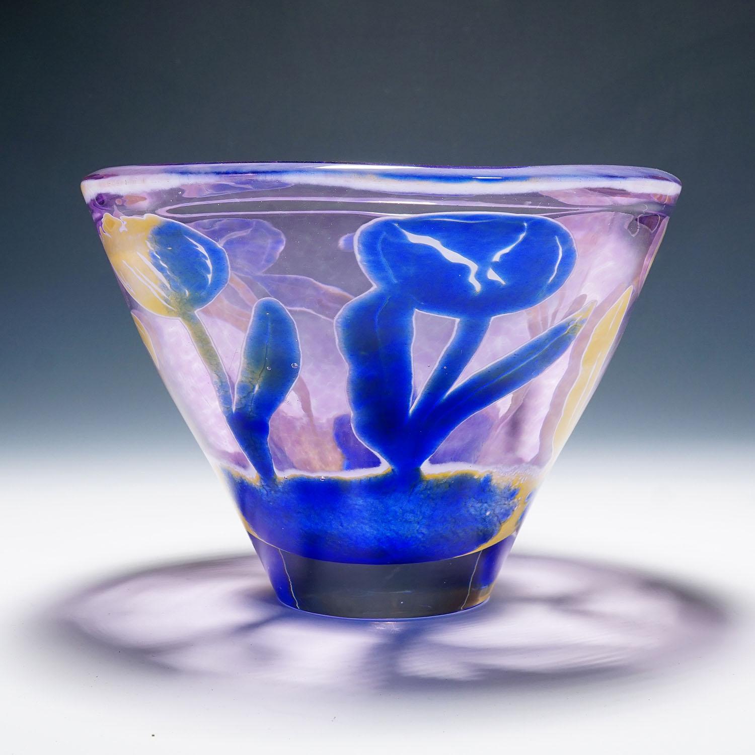 Suédois Bol en verre d'art « Tolpan » d'Abraham Gate 2006 en vente