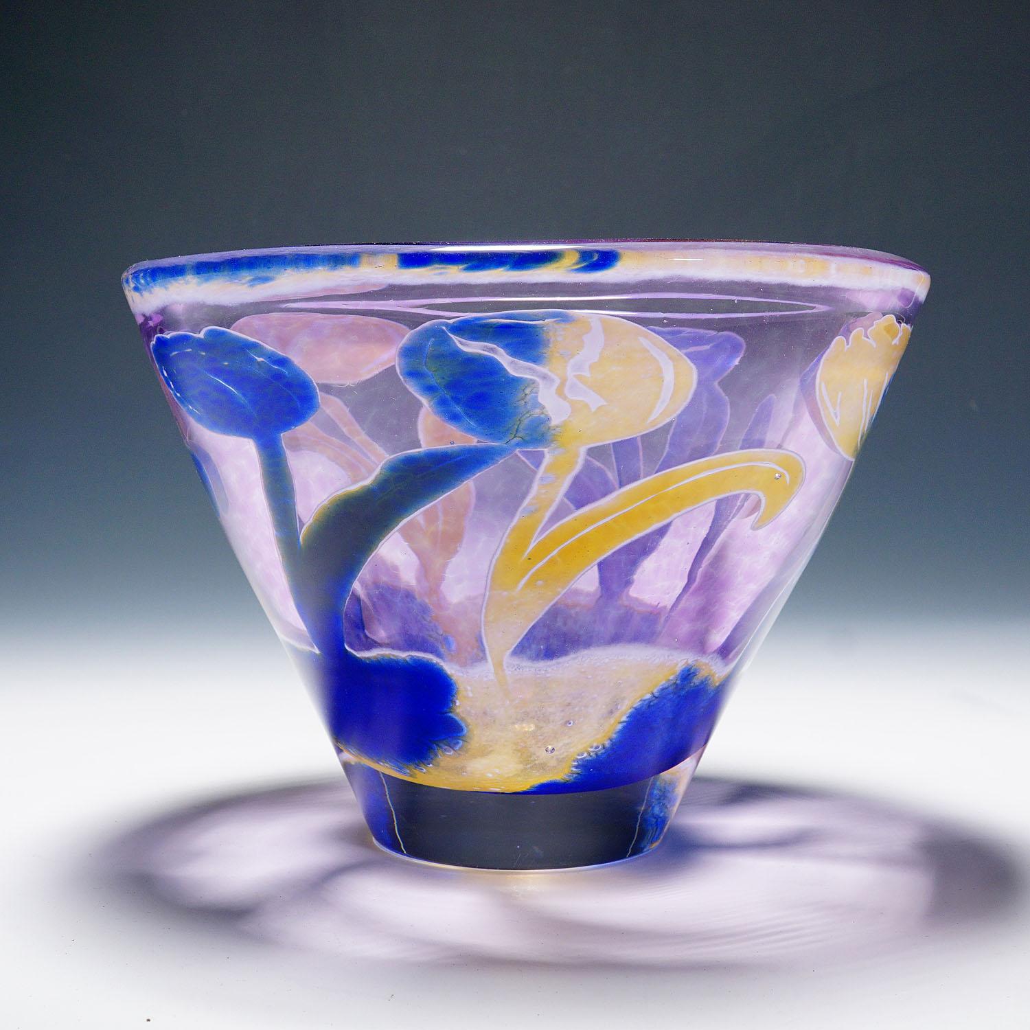 XXIe siècle et contemporain Bol en verre d'art « Tolpan » d'Abraham Gate 2006 en vente