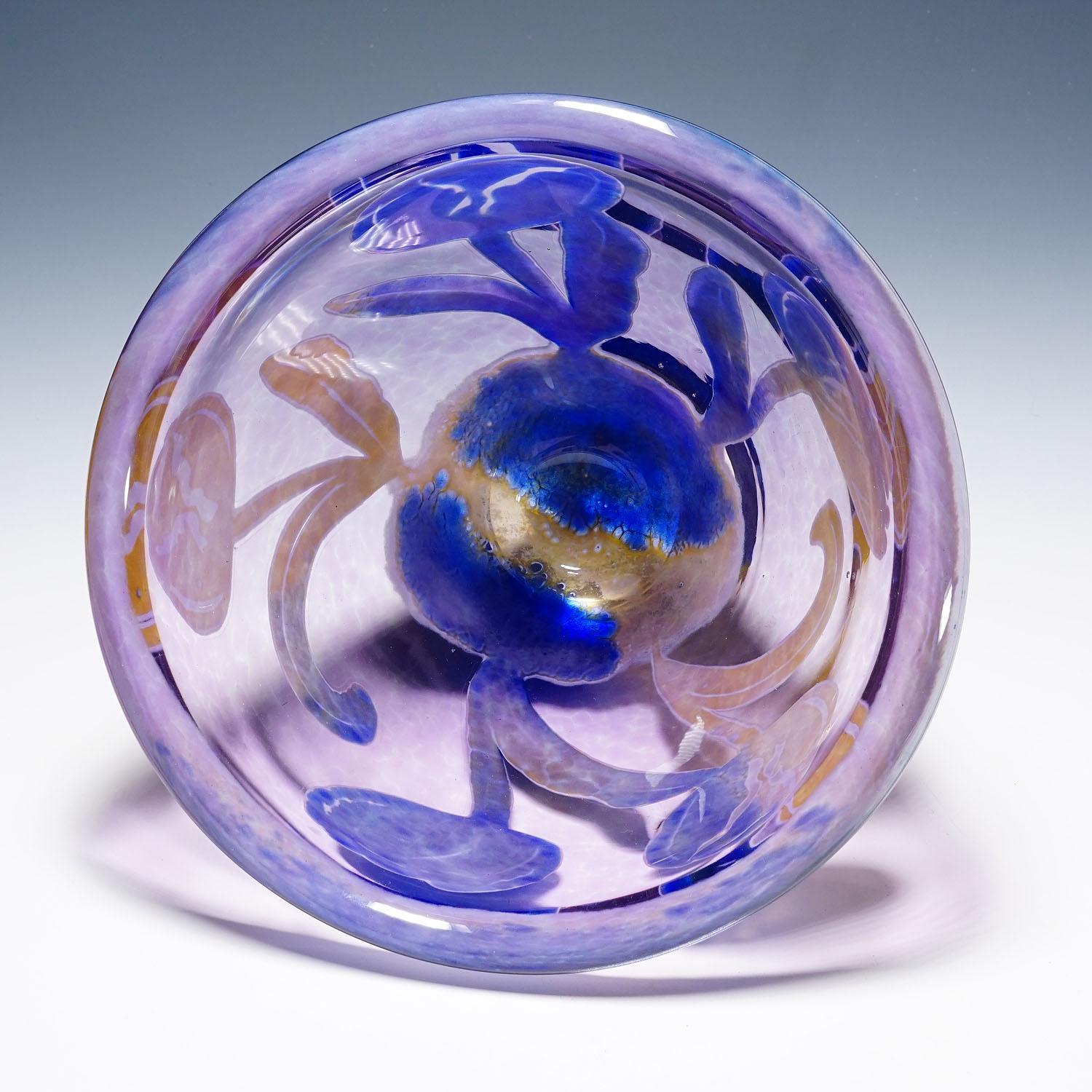 Verre d'art Bol en verre d'art « Tolpan » d'Abraham Gate 2006 en vente