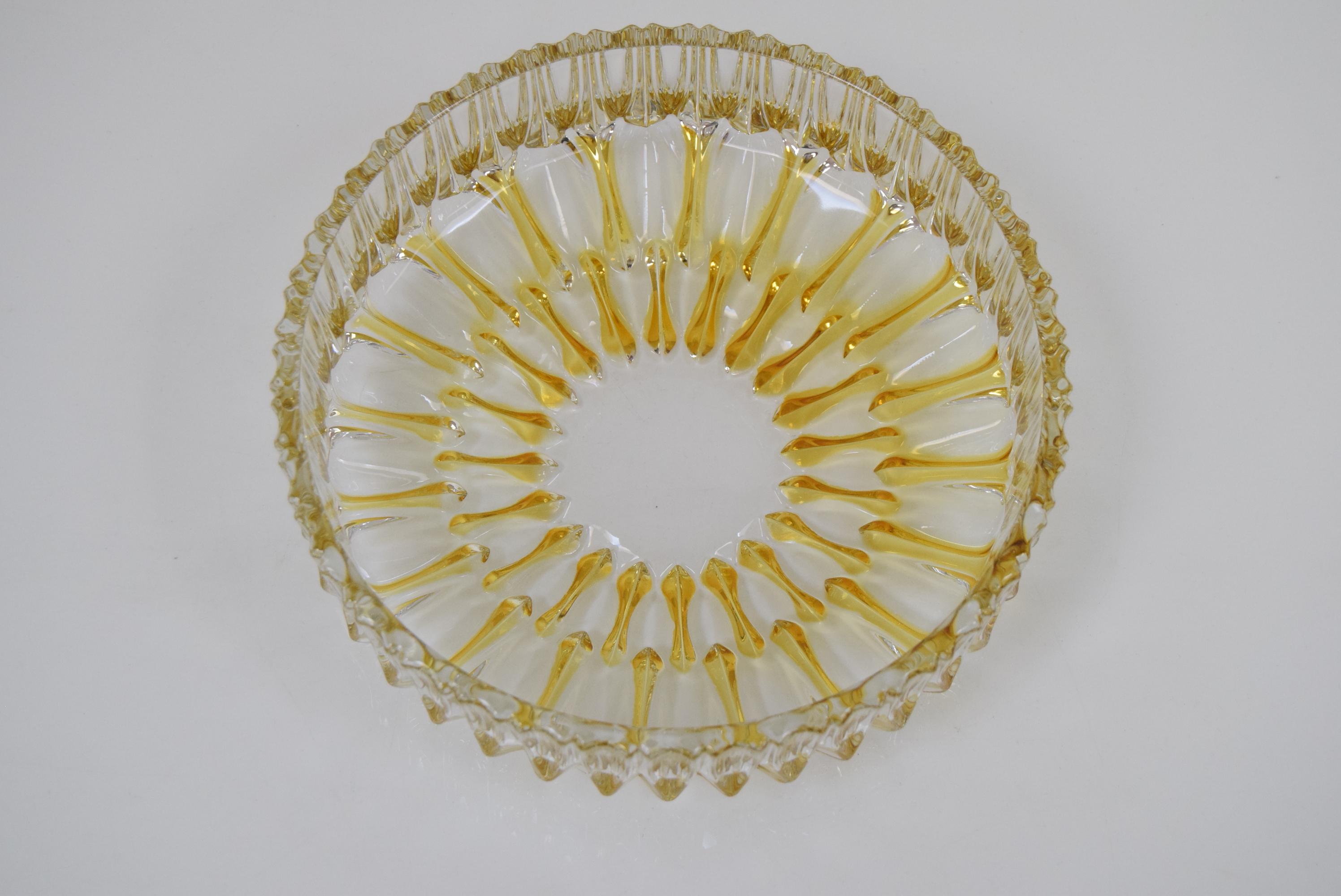 Mid-20th Century Vintage Art Glass Bowl, 1960's For Sale