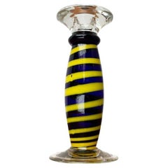 Vintage Art Glass Candleholder, 1970s