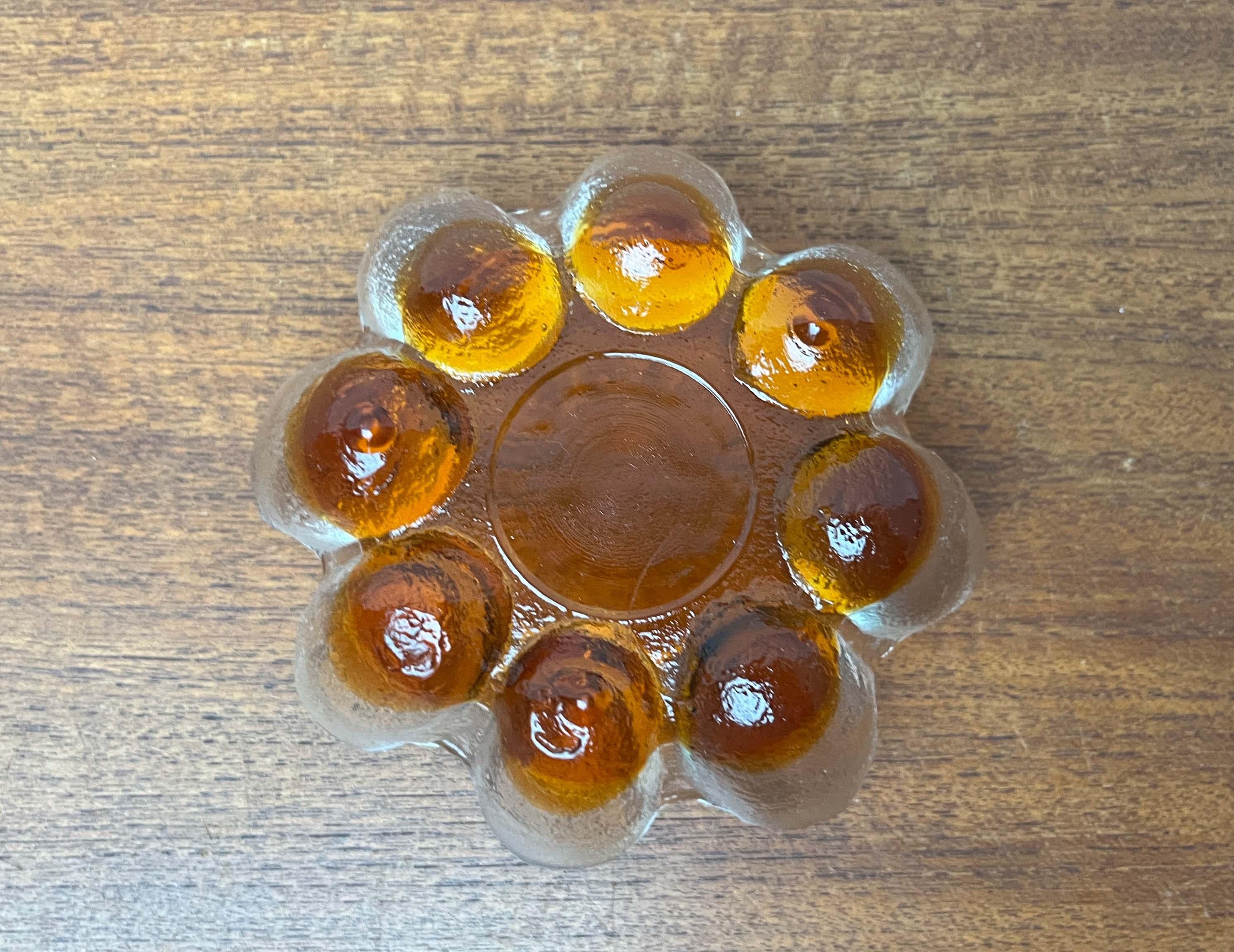 Portacandele d'epoca in vetro artistico di Muurla, Finlandia, anni '70 in vendita 6