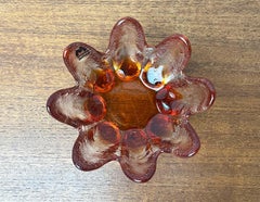 Vintage-Kunstglas-Kerzenhalter aus Muurla, Finnland, 1970er Jahre