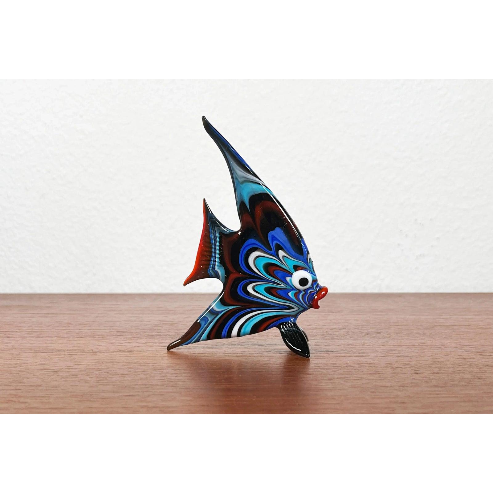 Vintage Art Glass Fish Figurine, 1970s In condizioni ottime in vendita a Hamburg, DE