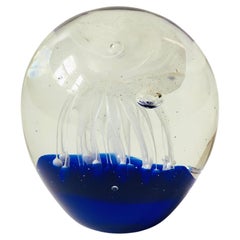 Vintage Art Glass Jellyfish