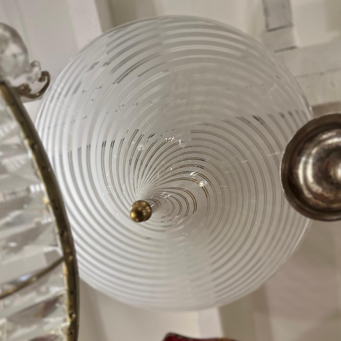 Luminaire en verre d'art Vintage en vente 1