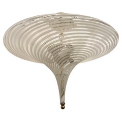 Apparecchio di illuminazione in vetro artistico vintage