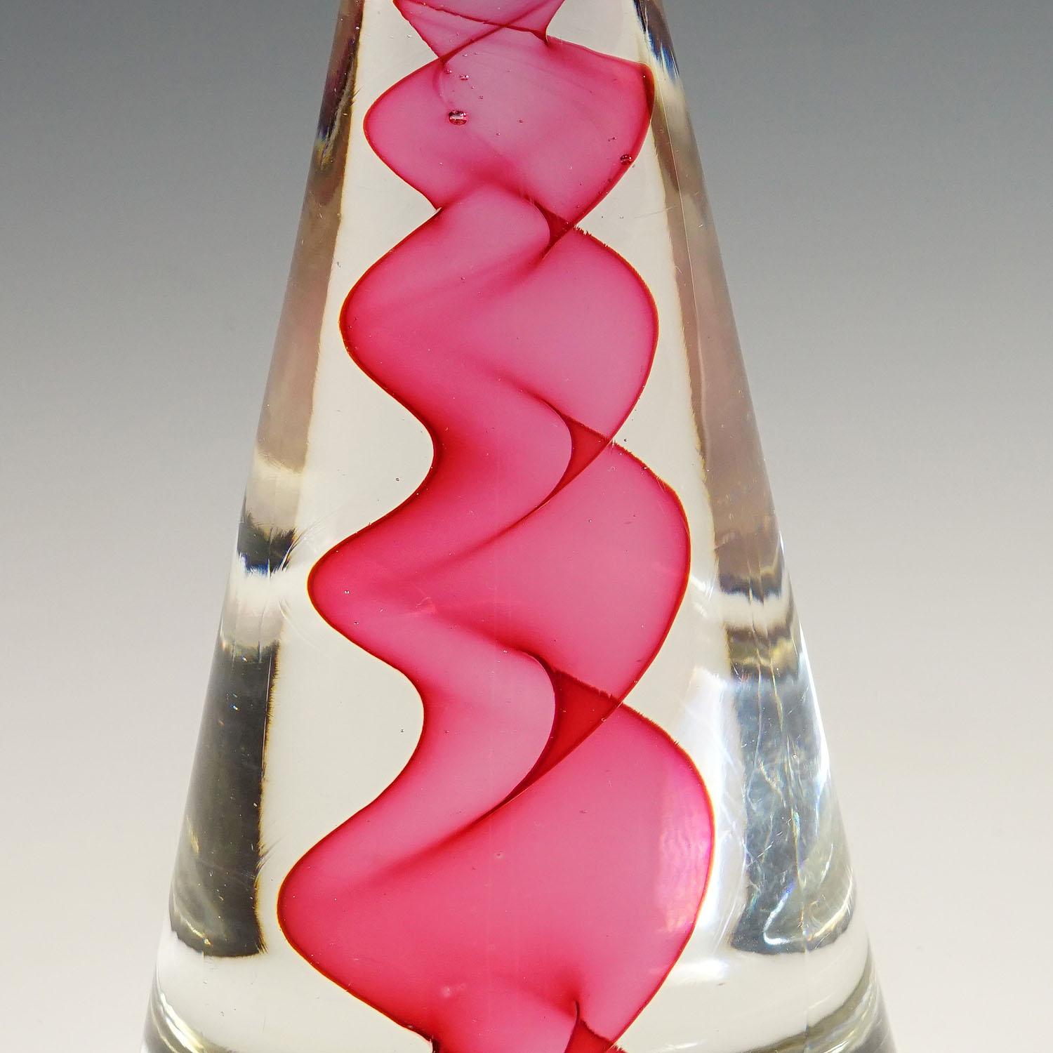 Italian Vintage Art Glass Obelisk Attributed to Charles Lyn Tissot for Venini For Sale