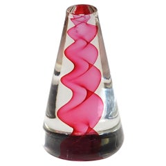 Vintage Art Glass Obelisk Attributed to Charles Lyn Tissot for Venini
