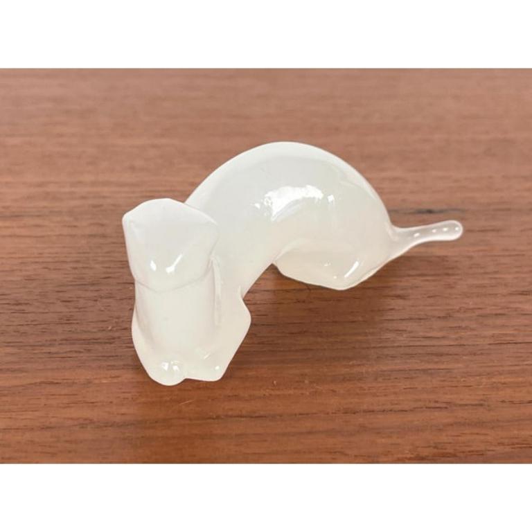 Norvégien Figurine de potier en verre d'art de Hadeland, Norvège, années 1980 en vente