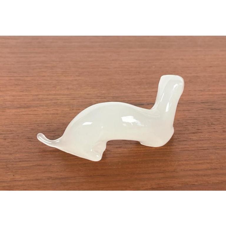 Figurine de potier en verre d'art de Hadeland, Norvège, années 1980 en vente 1