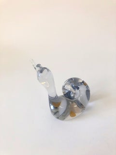 Vintage Art Glass Snail