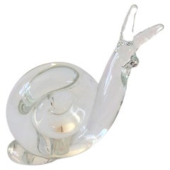 Vintage Art Glass Snail