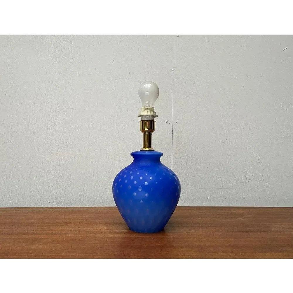 Lampe de table en verre d'art vintage, années 1970 en vente 5