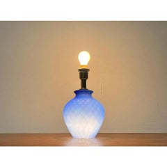 Vintage Art Glass Table Lamp, 1970s
