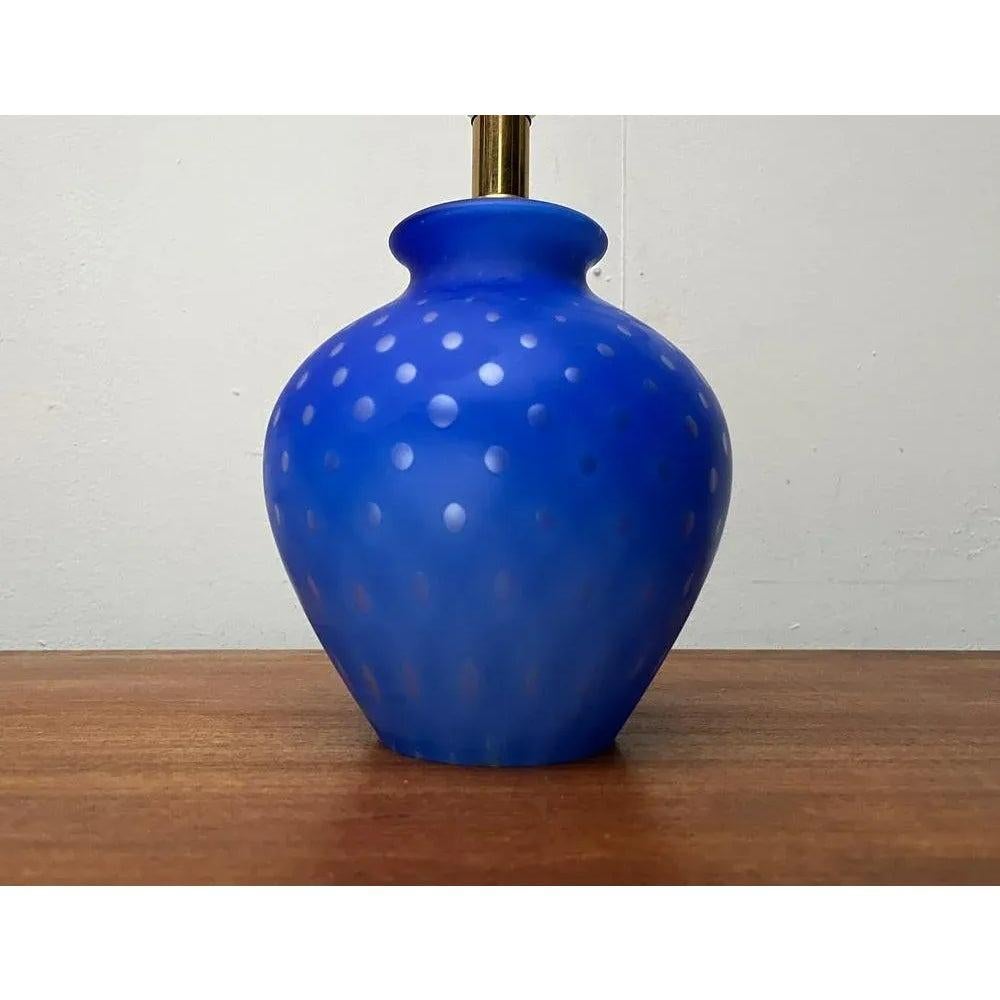 Lampe de table en verre d'art vintage, années 1970 Excellent état - En vente à Hamburg, DE