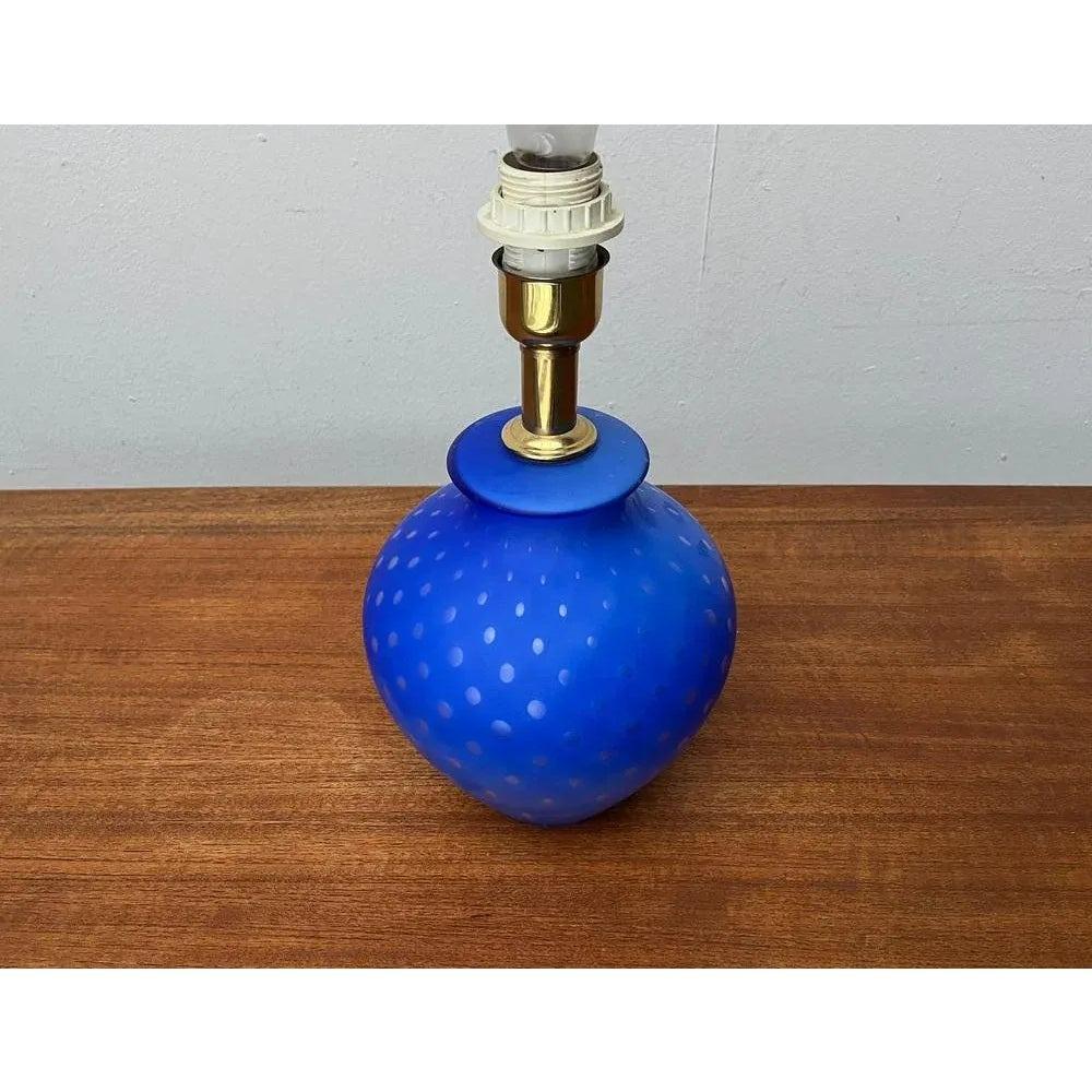 Lampe de table en verre d'art vintage, années 1970 en vente 2