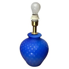 Vintage Art Glass Table Lamp, 1970s