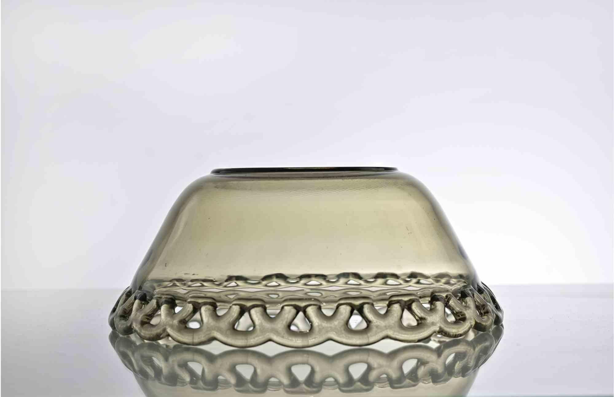Soupière Vintage Art of Vintage réalisée en Italie en 1970.

Beige transparent avec des nuances de jaune.

Très bon état.