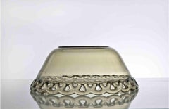 1970s Vintage Italian Art Glass Tureen in Beige and Yellow