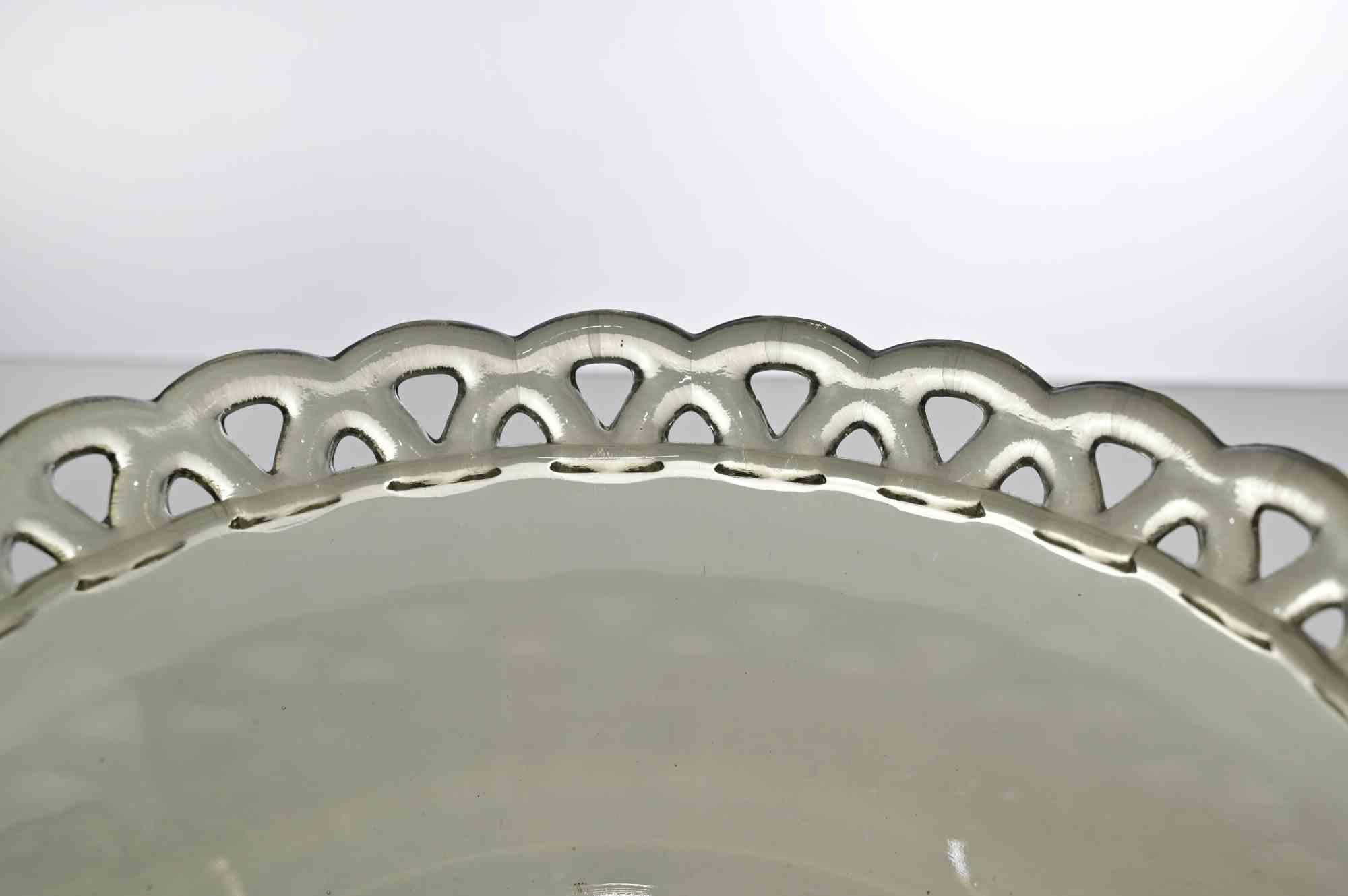Soupière en verre d'art vintage, 1970 Bon état - En vente à Roma, IT