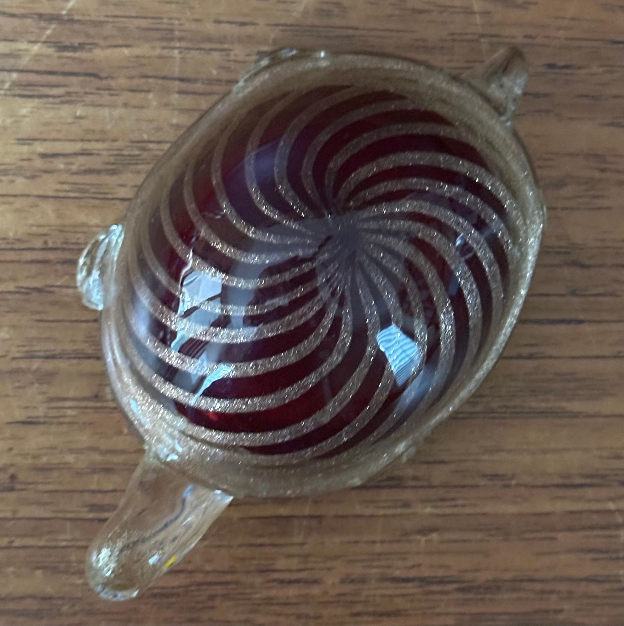 Scultura di tartaruga in vetro artistico vintage di Murano in vendita 2