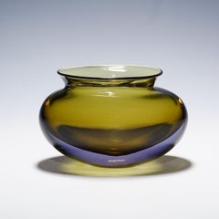 Vintage Vase aus Kunstglas von Flavio Poli für Seguso Vetri D'Arte
