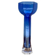 Jarrón vintage de vidrio artístico de Renate Stock para Sea Glasbruk, Suecia, años 70
