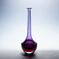 Vintage Art Glass Vase by Seguso Vetri D'Arte Murano