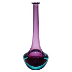 Vaso vintage in vetro artistico di Seguso Vetri d
Arte Murano