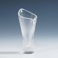 Vase en verre d'art vintage par Tapio Wirkkala pour Iittala 1950s
