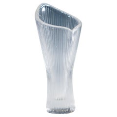 Vase en verre d'art vintage par Tapio Wirkkala pour Iittala 1950s