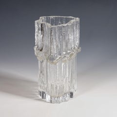 Vintage Art Glass Vase by Tapio Wirkkala for Iittala 1967