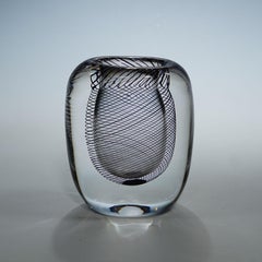 Vintage-Vase aus Kunstglas von Vicke Lindstrand für Kosta, 1950er Jahre