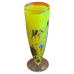 Vintage Art Glass Vase from the Satellite Series by Bertil Vallien / Kosta Boda