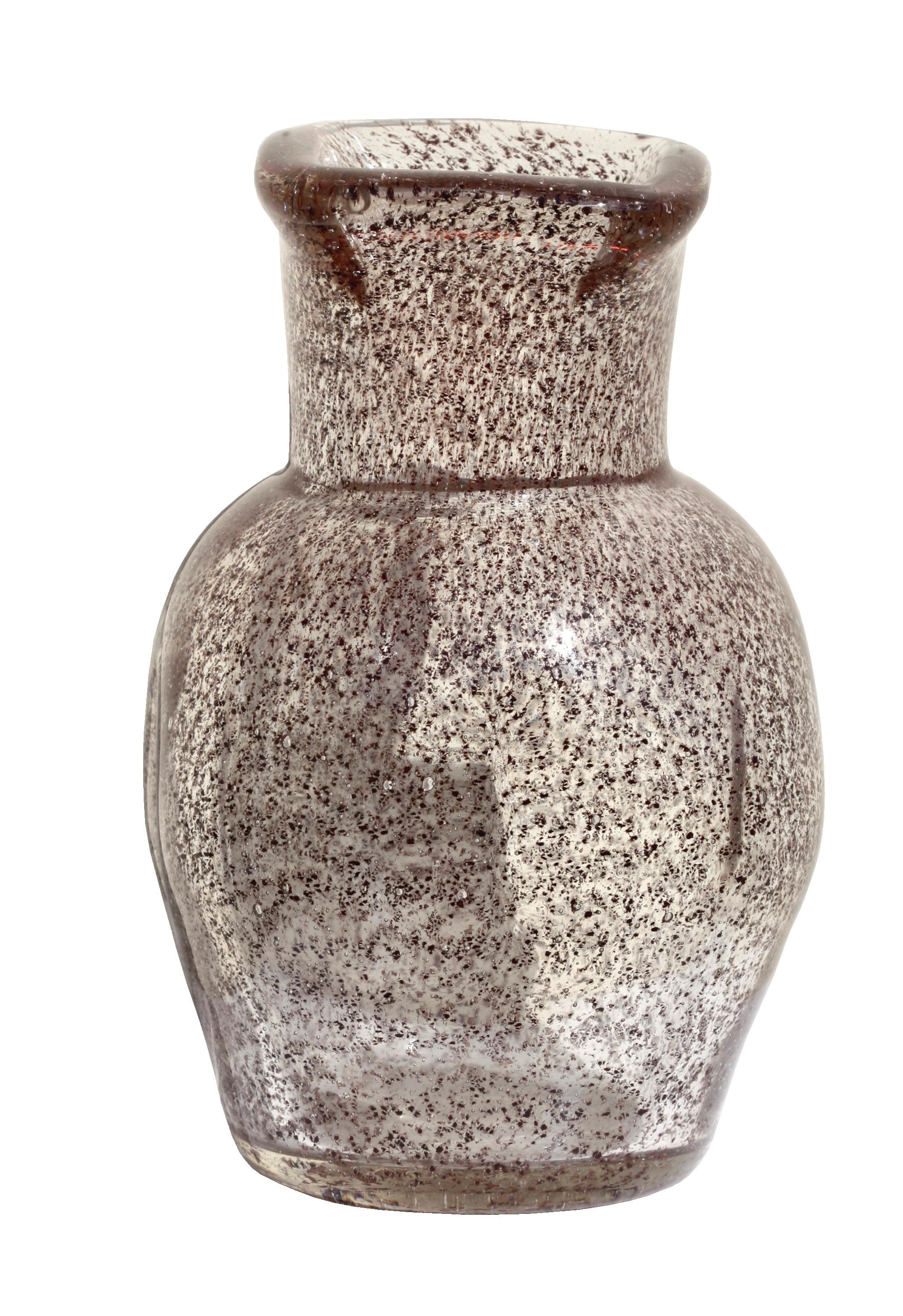 Vintage Art Glass Vase Possibly Charles Schneider For Sale 3